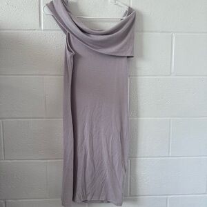 WILFRED FREE ARITZIA Off Shoulder Lilac Dress Medium